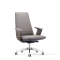 Popular Convenient Move Light Luxury Leather Office Chair